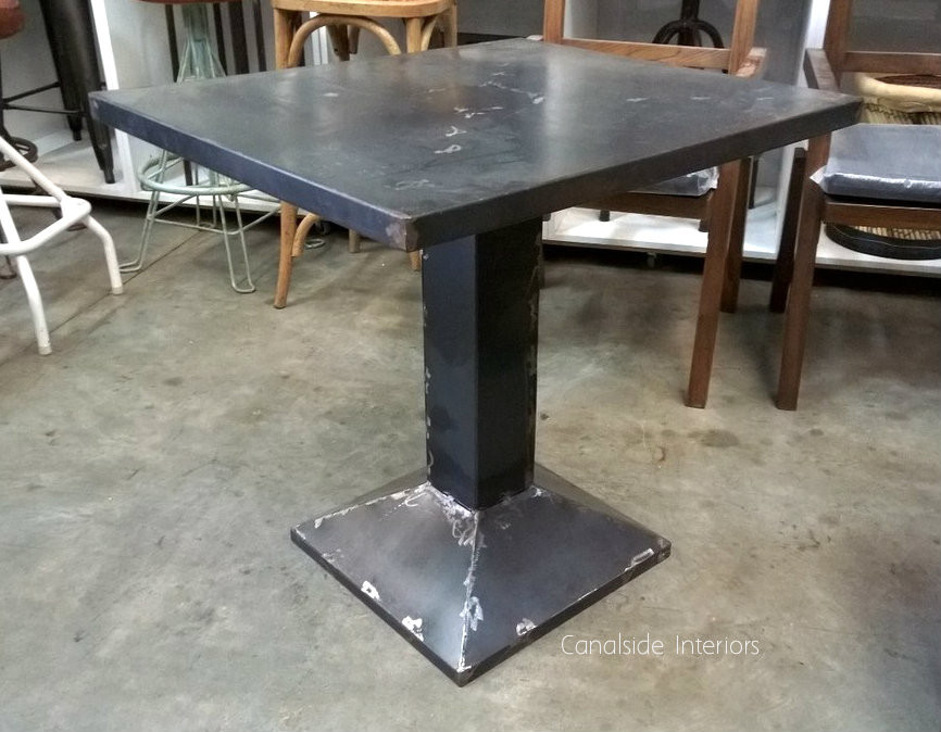 Submarine Industrial Metal Cafe Table