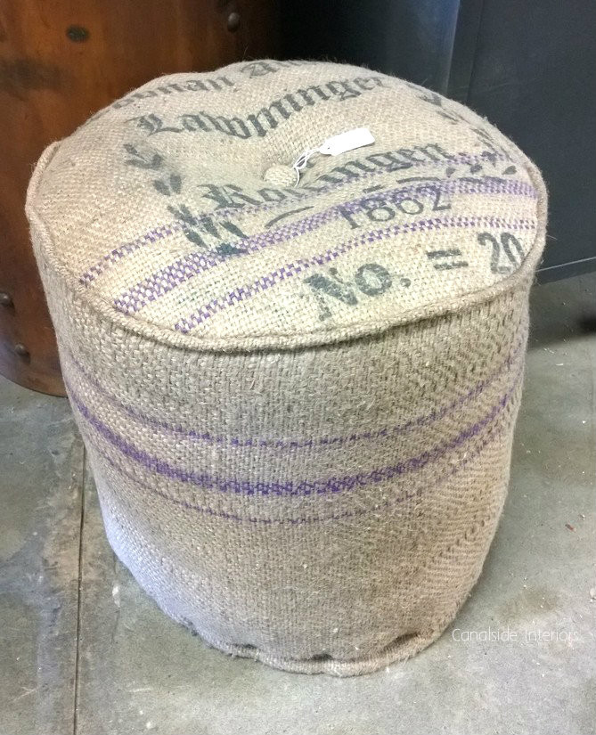 Zoe Hessian Ottoman 1862 Print