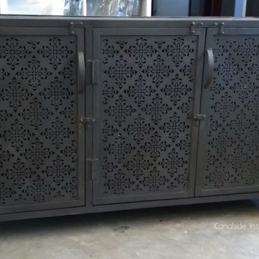 Foundry Industrial 3 Door Sideboard with Perforated Metal