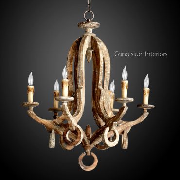 Winterfell Rustic Timber Chandelier
