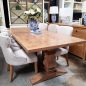 Artisan Parquetry Top Dining Table