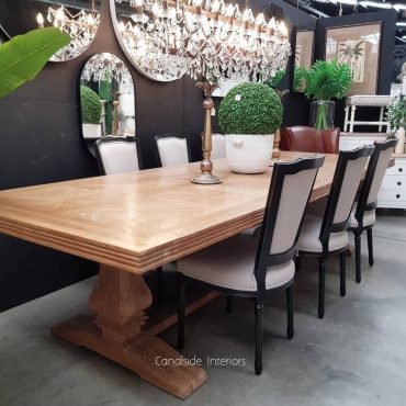 Banquet Size Artisan Parquetry Dining Table