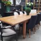 Florence Marble Inlay Double Extension Dining Table