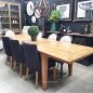 Florence Marble Inlay Double Extension Dining Table