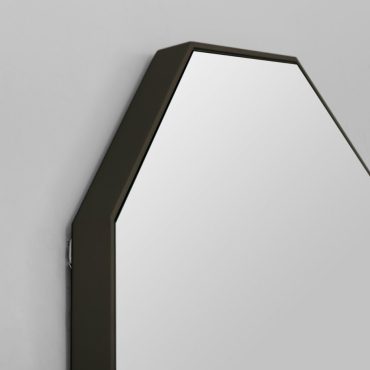 Flynn Geo Mirror - Black