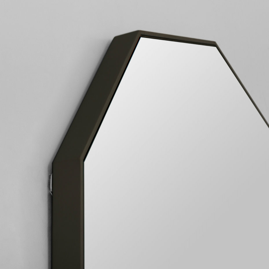Flynn Geo Mirror - Black