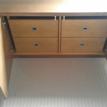 Custom Made Home Office Wall Units by Canalside Interiors