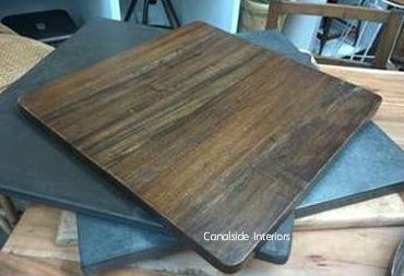 Metal Insert Café Table Top