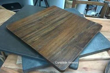 Metal Insert Café Table Top