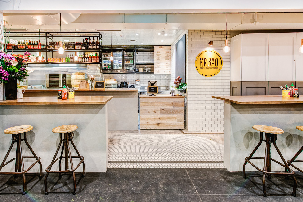 Canalside Interiors' Cruz Adjustable Industrial Stools as featured at Mr Bao Buns
Image C/- www.mrbaobuns.com.au