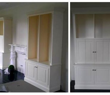 Bespoke Wall Unit Custom Made by Canalside Interiors