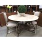 Santiago Round Dining Table with Marble Top