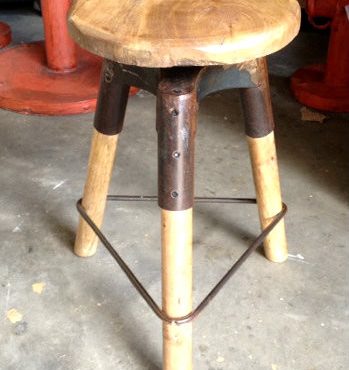 Tripod Industrial Stool