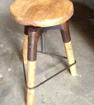 Tripod Industrial Stool