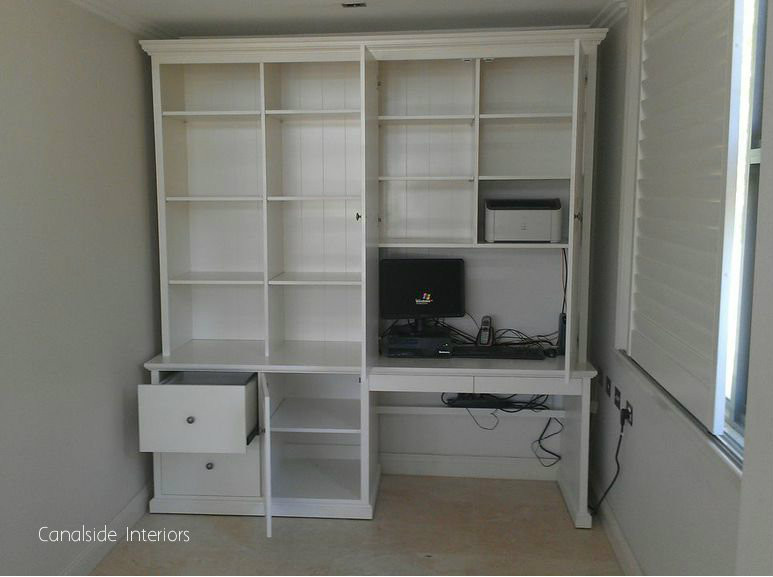 Custom Wall Unit with desk - Stanmore Premises