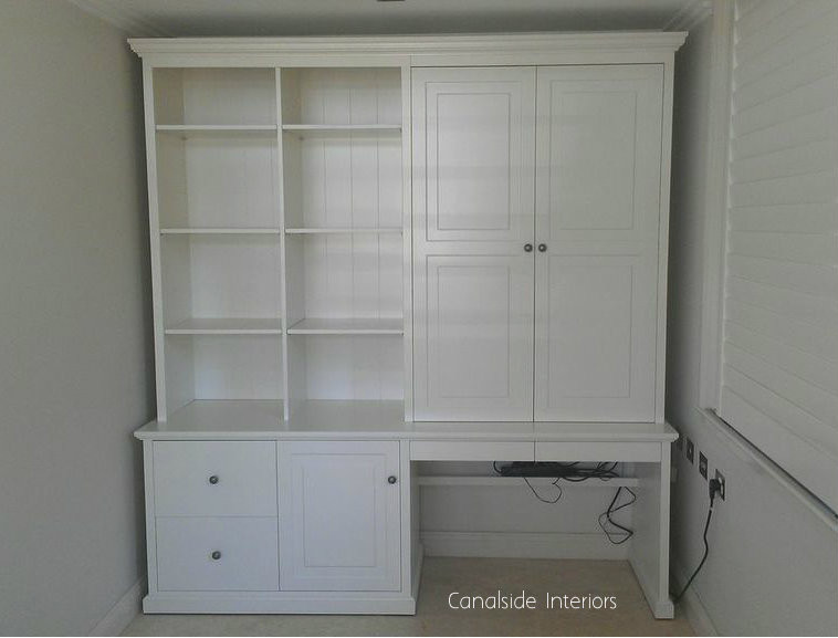 Custom Wall Unit with desk - Stanmore Premises